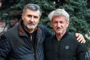 Шон Пенн відвідав кіностудію Довженка в Києві