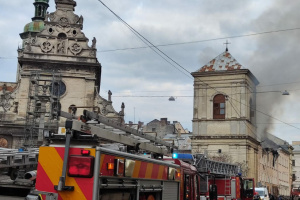 Ukraine calls for cultural sanctions after Russian strike damages UNESCO heritage site in Lviv
