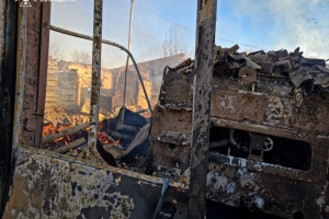 Війська РФ атакували дронами пожежне депо на Сумщині