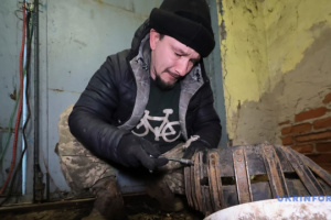 Evacuation Under Fire: Ground Robots in Vovchansk