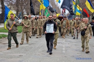 На Черкащині попрощалися з ветераном Сергієм Русіновим, який загинув у перестрілці з поліцейськими