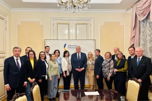 Сибіга зустрівся з українською громадою у Франції