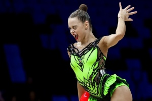 Українка Онофрійчук здобула чотири золоті медалі на етапі КС з художньої гімнастики