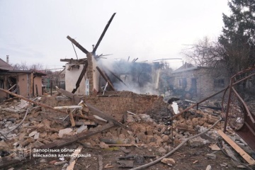 Dos civiles muertos y otros heridos en un ataque con drones a Zaporiyia