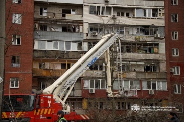 Enemy strike on Dnipro: injury toll rises to nine, including one child