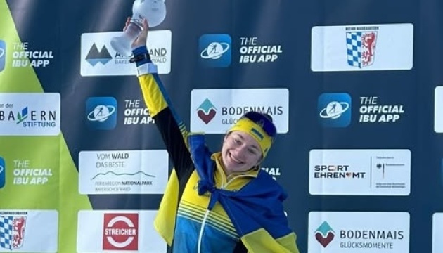Біатлоністка Тарасюк виграла Малий кришталевий глобус Кубка IBU у спринті