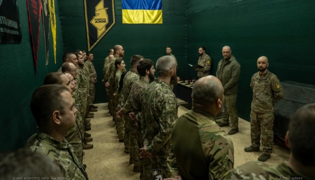 Перший корпус НГУ «Азов» за рік ліквідував прорив фронту на Добропільському напрямку