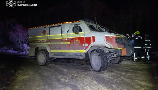 Six rescuers injured in repeated Russian strikes in Kharkiv region