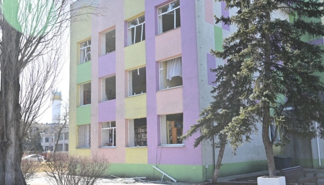 Russian attack leaves five educational institutions damaged in Obukhiv district