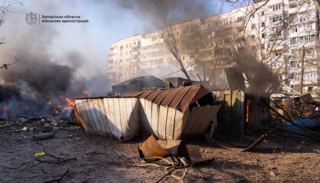 In Region Saporischschja 43 Ortschaften beschossen