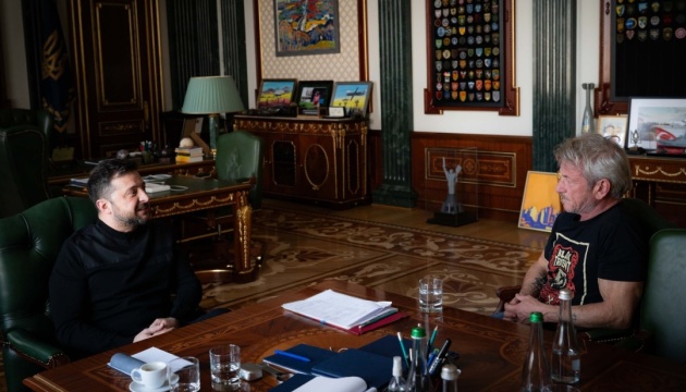 Зеленський зустрівся з актором Шоном Пенном