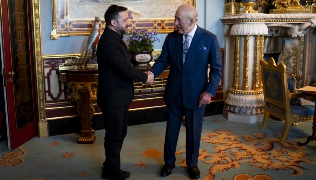 Зеленський зустрівся з Чарльзом ІІІ у Букінгемському палаці