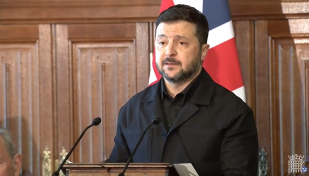 Зеленський виступив у британському парламенті