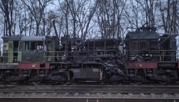 Invaders shell railway infrastructure in Chernihiv region; casualties reported