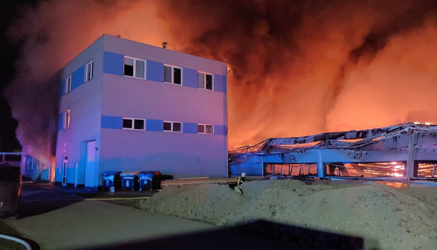 Пожежа на складі збройової компанії у Чехії не вплине на постачання дронів Україні