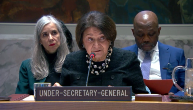 Заступниця генсека ООН на Радбезі: Через російську війну в Україні загинули понад 15 тисяч цивільних