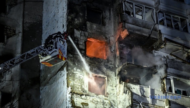 Комбінована атака на Запоріжжя: кількість поранених зросла до девʼяти, один загиблий