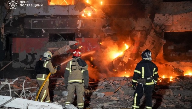 Shelling of Poltava: Among 11 wounded, child and adult are in intensive care unit; two killed