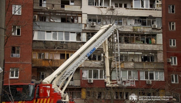 Enemy strike on Dnipro: injury toll rises to nine, including one child