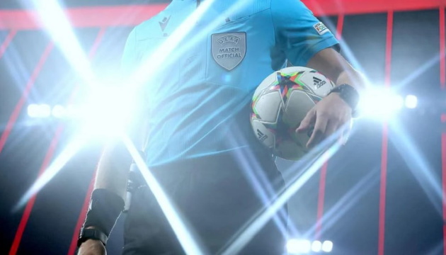 На матчі Україна - Швеція працюватиме бригада арбітрів із Португалії