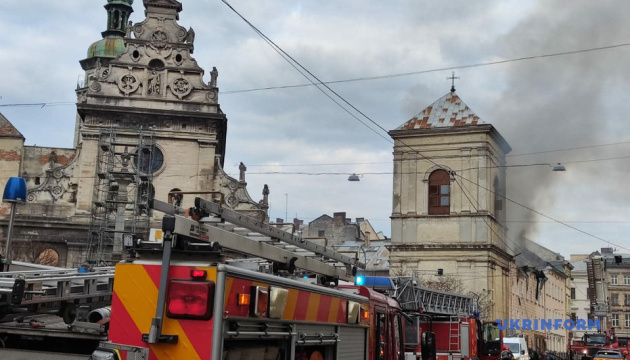 Ukraine calls for cultural sanctions after Russian strike damages UNESCO heritage site in Lviv
