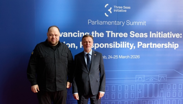 Стефанчук прибув до Хорватії для участі у саміті Ініціативи трьох морів