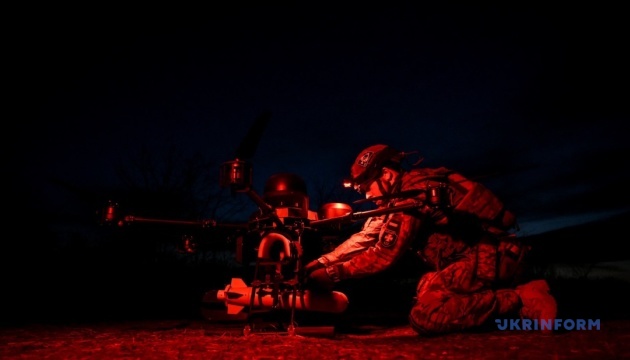 Навчальні польоти дронарів 422-го окремого полку безпілотних систем Luftwaffe на Запорізькому напрямку / Фото: Дмитро Смольєнко, Укрінформ