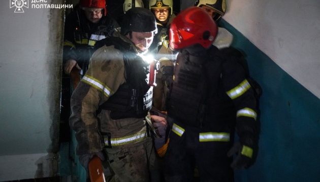 Ein Toter und vier Verletzte nach russischem Angriff auf Poltawa