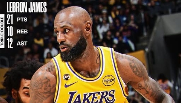 Леброн Джеймс повторив рекорд НБА за кількістю перемог