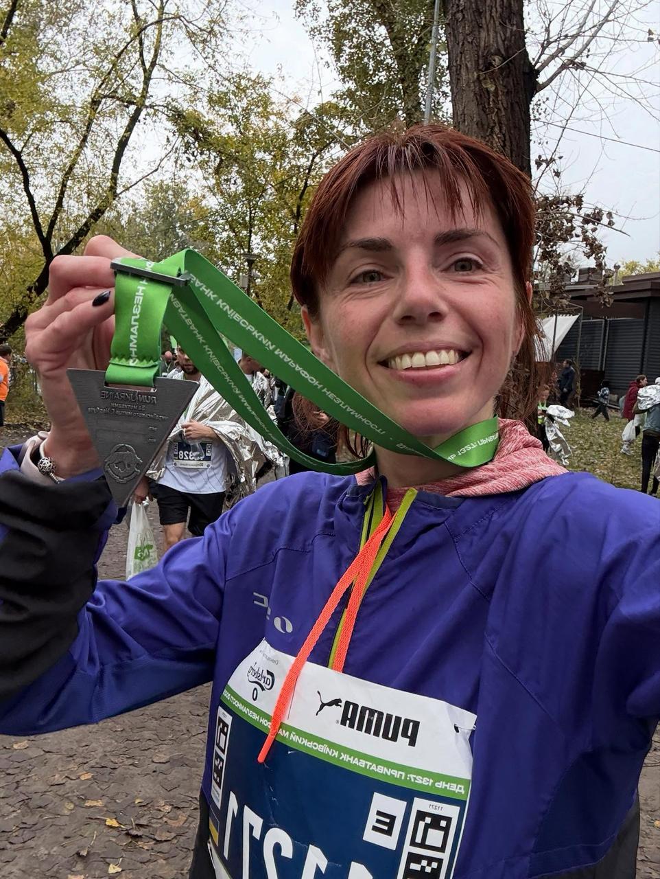 Ольга Звонарьова долучилася до забігу на підтримку полонених 