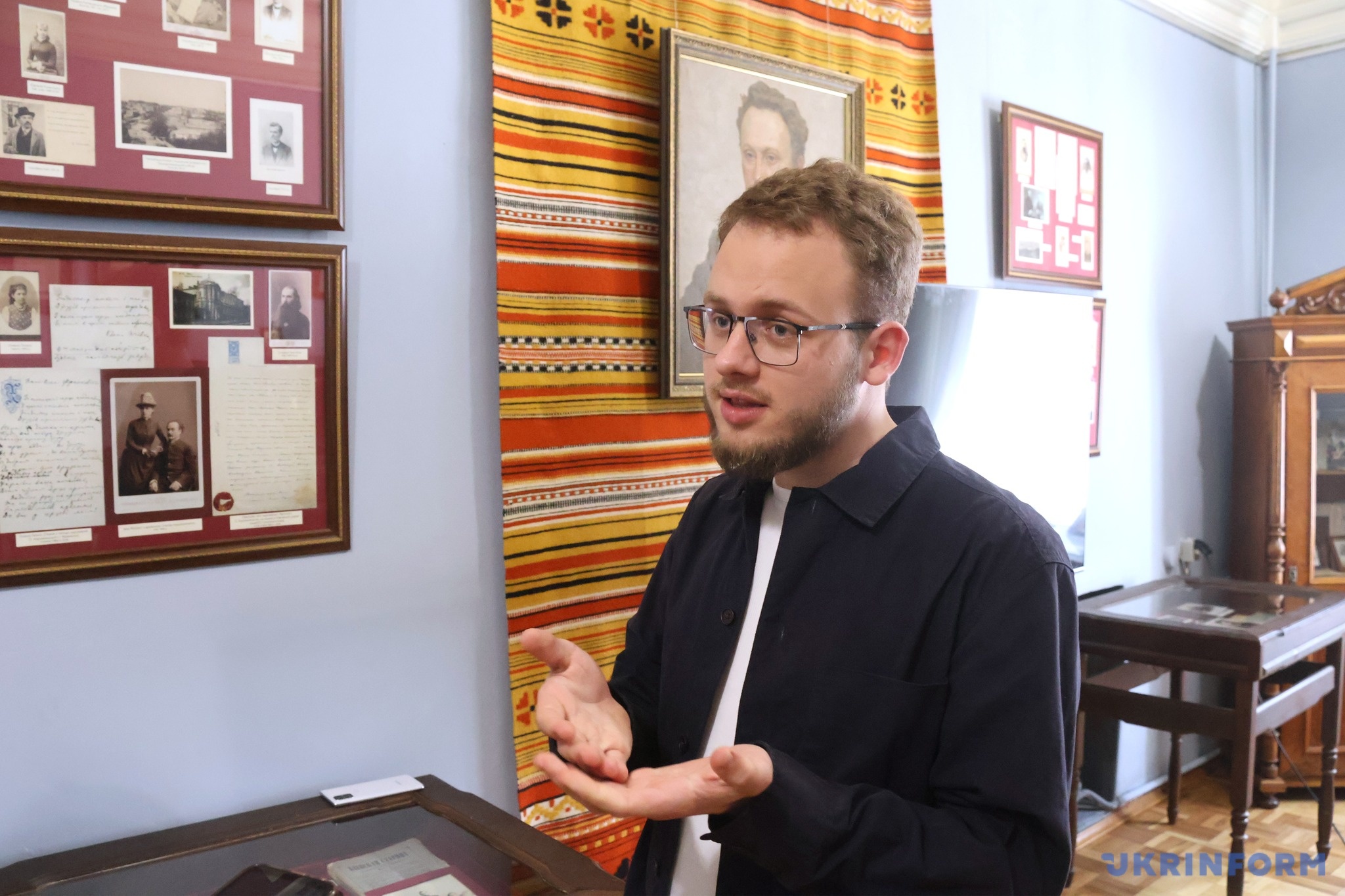 Марко Мілютін, старший  науковий співробітник відділу «Іван Франко і Київ» Музею видатних діячів української культури