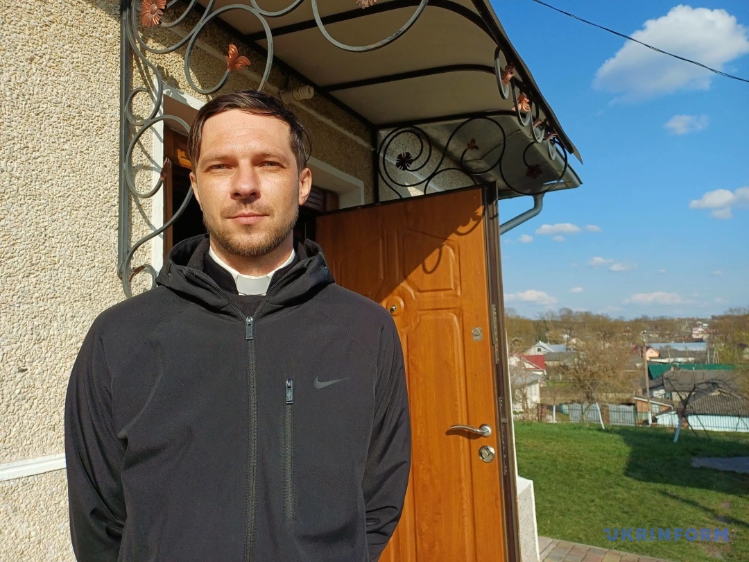 отець Віталій, настоятель храму Пресвятої Трійці УГКЦ