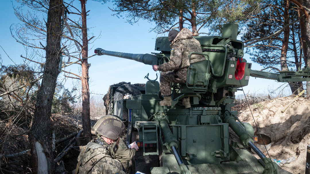 Навчальні стрільби САУ «Богдана» 68 ОАБр