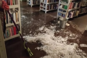 У Києві через російські атаки пошкоджені приміщення Книжкової палати України