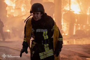 На Хмельниччині рятувальники ліквідували пожежі після атаки РФ