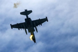 У Киргизстані із російського Су-25 під час тренувального польоту випали боєприпаси