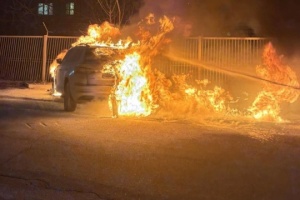 У Києві спалахнув автомобіль  - поліція з’ясовує обставини
