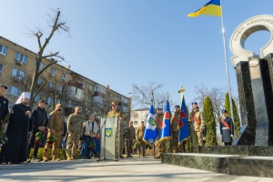 У Києві відкрили меморіал «Омега незламних» на честь спецпризначенців Нацгвардії