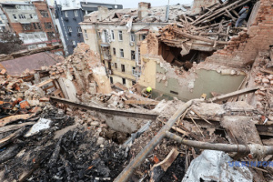 Directora de la Oficina Regional: El PNUD apoya la remoción de más de un millón de toneladas de escombros en Ucrania