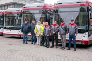 Івано-Франківськ отримав 9 нових тролейбусів вітчизняного виробництва