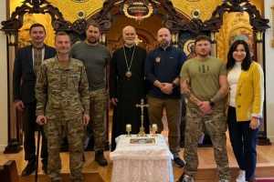 Поранені українські захисники зустріли Великдень разом із діаспорою у трьох містах США