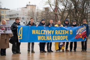 У Любліні провели акцію солідарності України та Польщі