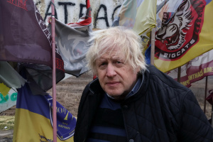 Boris Johnson visits Defense Forces positions in Zaporizhzhia sector of front