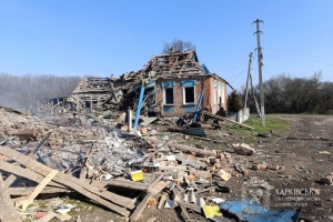 Russian airstrikes on Riasne in Kharkiv region wound two