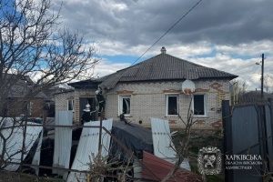Russian troops strike Bohodukhiv: Two people injured, homes damaged
