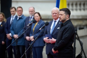 Україна готова поділитися зі Швецією технологіями й досвідом в оборонно-промисловій сфері - Зеленський