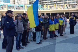 У Стокгольмі на мітингу розповіли про тисячі цивільних українців у російському полоні