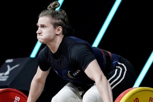 Каміла Конотоп учетверте стала абсолютною чемпіонкою Європи з важкої атлетики