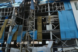 У Сумах унаслідок нічної атаки безпілотників пошкоджено легкоатлетичний манеж