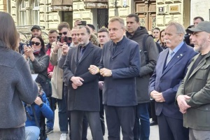 У Львові відкрили пам’ятну табличку на честь Джохара Дудаєва